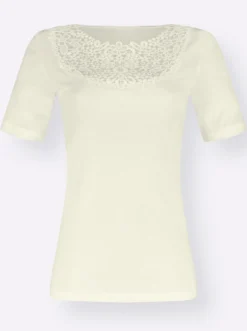 Blazershirt mit Blütenspitze