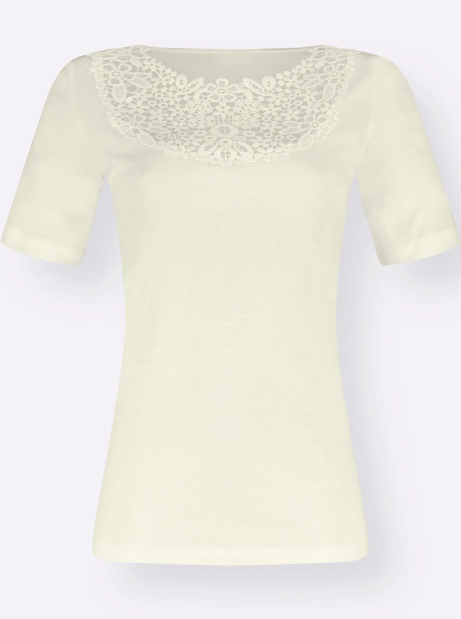 Blazershirt mit Blütenspitze