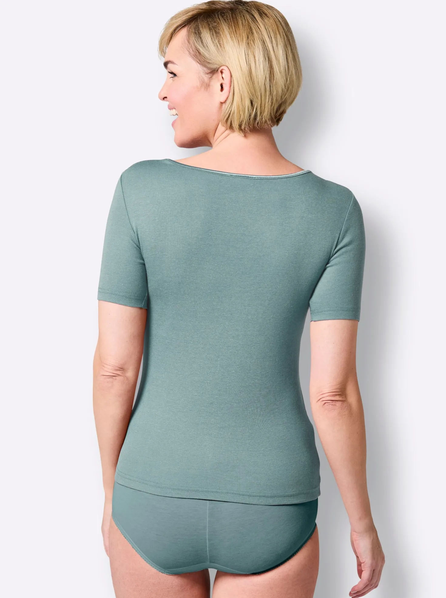 Blazershirt mit Blütenspitze