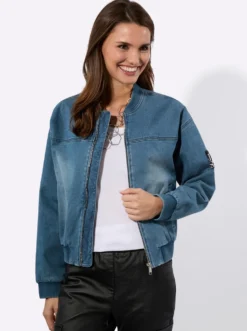 Blouson in Denim-Qualität