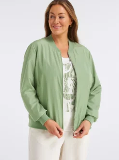 Blouson mit dezentem Glanz