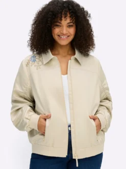 Blouson mit femininen Details