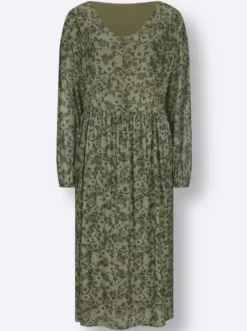 Blumenkleid in floral bedruckter Mesh-Qualität