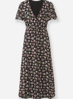 Blumenkleid in Georgette-Qualität