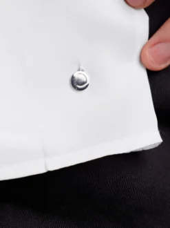 Bluse mit Stehkragen und 30% Seiden-Anteil