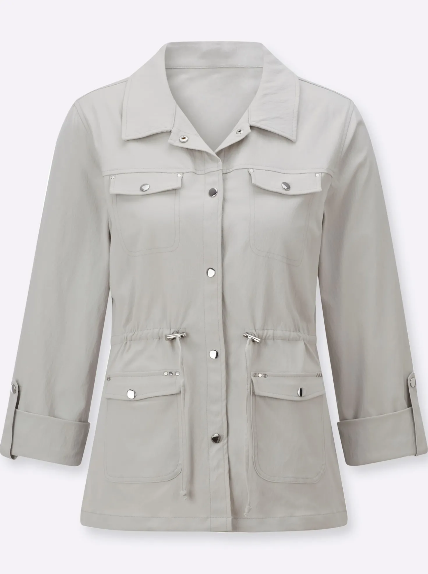 Blusenblazer mit Tunnelzug in der Taille