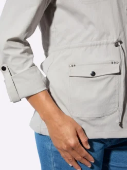 Blusenblazer mit Tunnelzug in der Taille