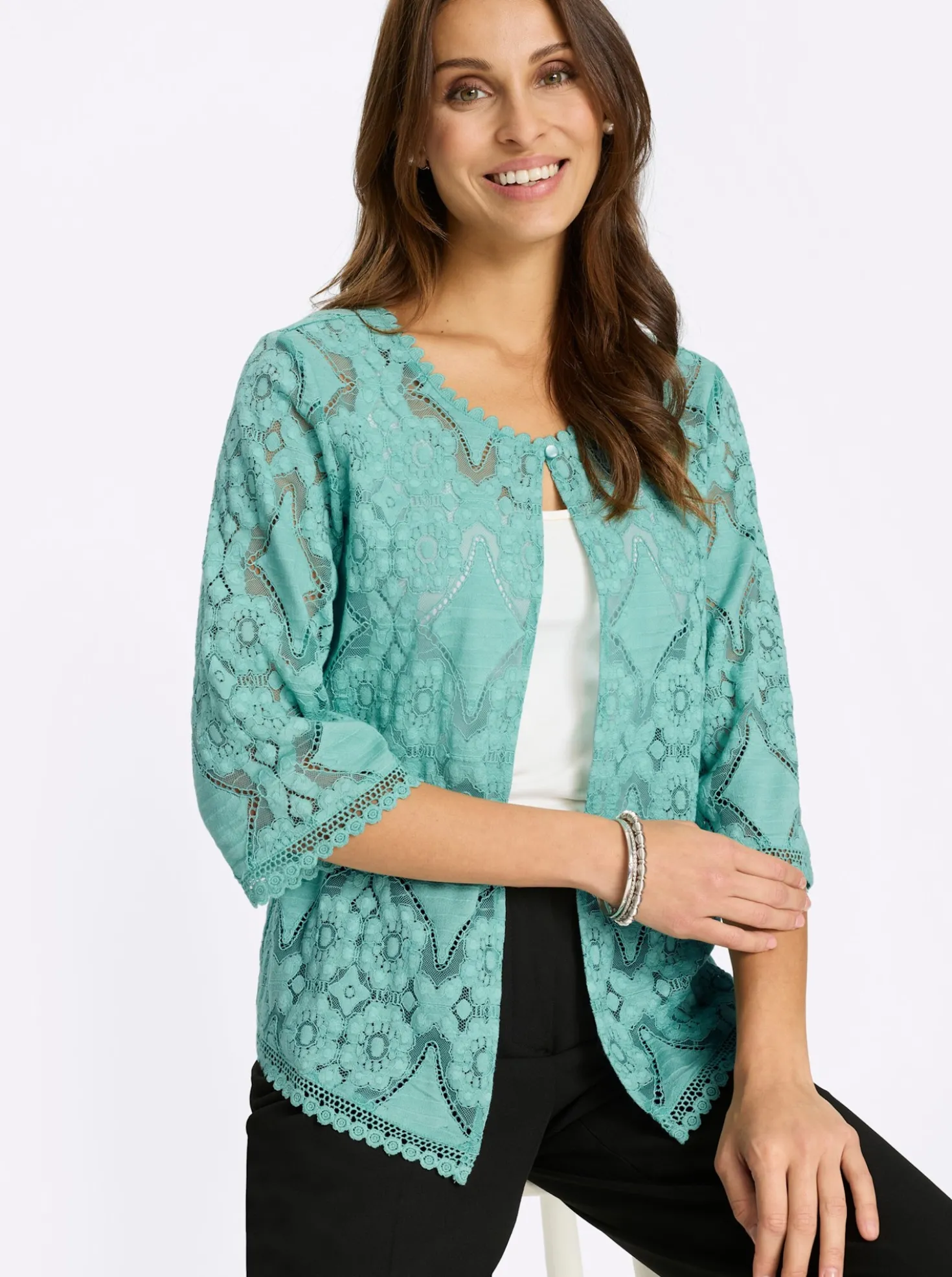 Blusenbolero aus Spitze