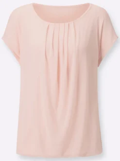 Blusenshirt mit elastischem Saum