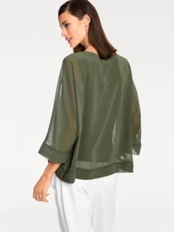 Blusenshirt mit Fledermausärmeln