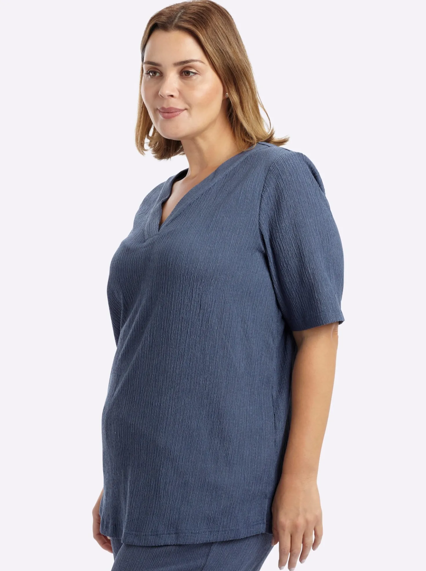 Blusenshirt mit Halbarmen
