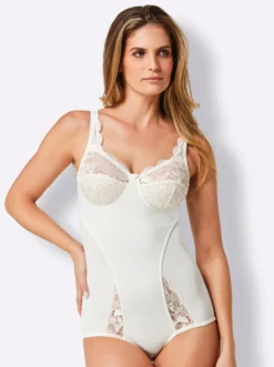 Body ohne Bügel mit 2-farbiger Spitze