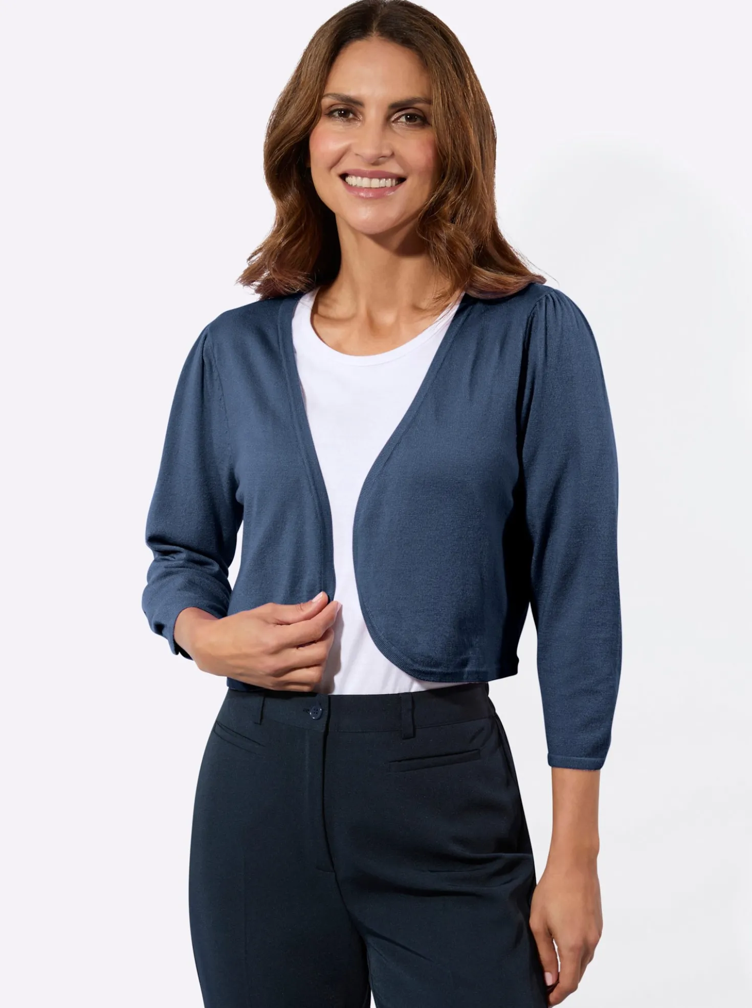 Bolero mit 3/4-Ärmeln
