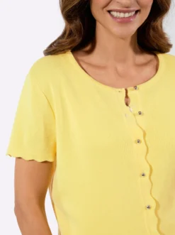 Bolero mit Wellenkante