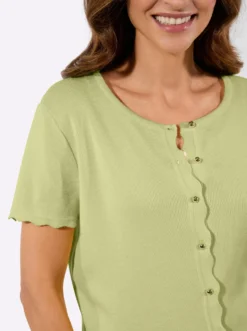 Bolero mit Wellenkante