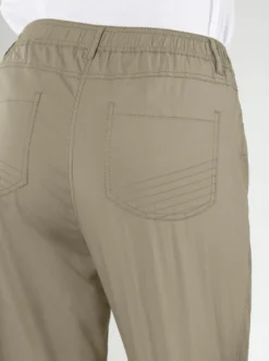 Caprihose mit Gummizug am Beinabschluss