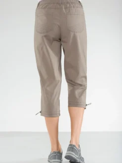 Caprihose mit Gummizug am Beinabschluss