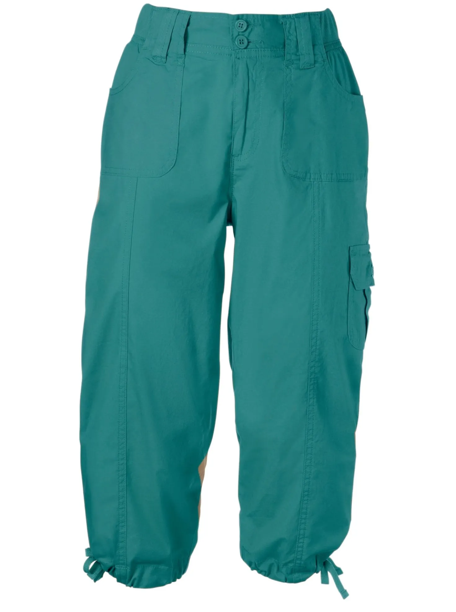 Caprihose mit weitenverstellbarem Saum