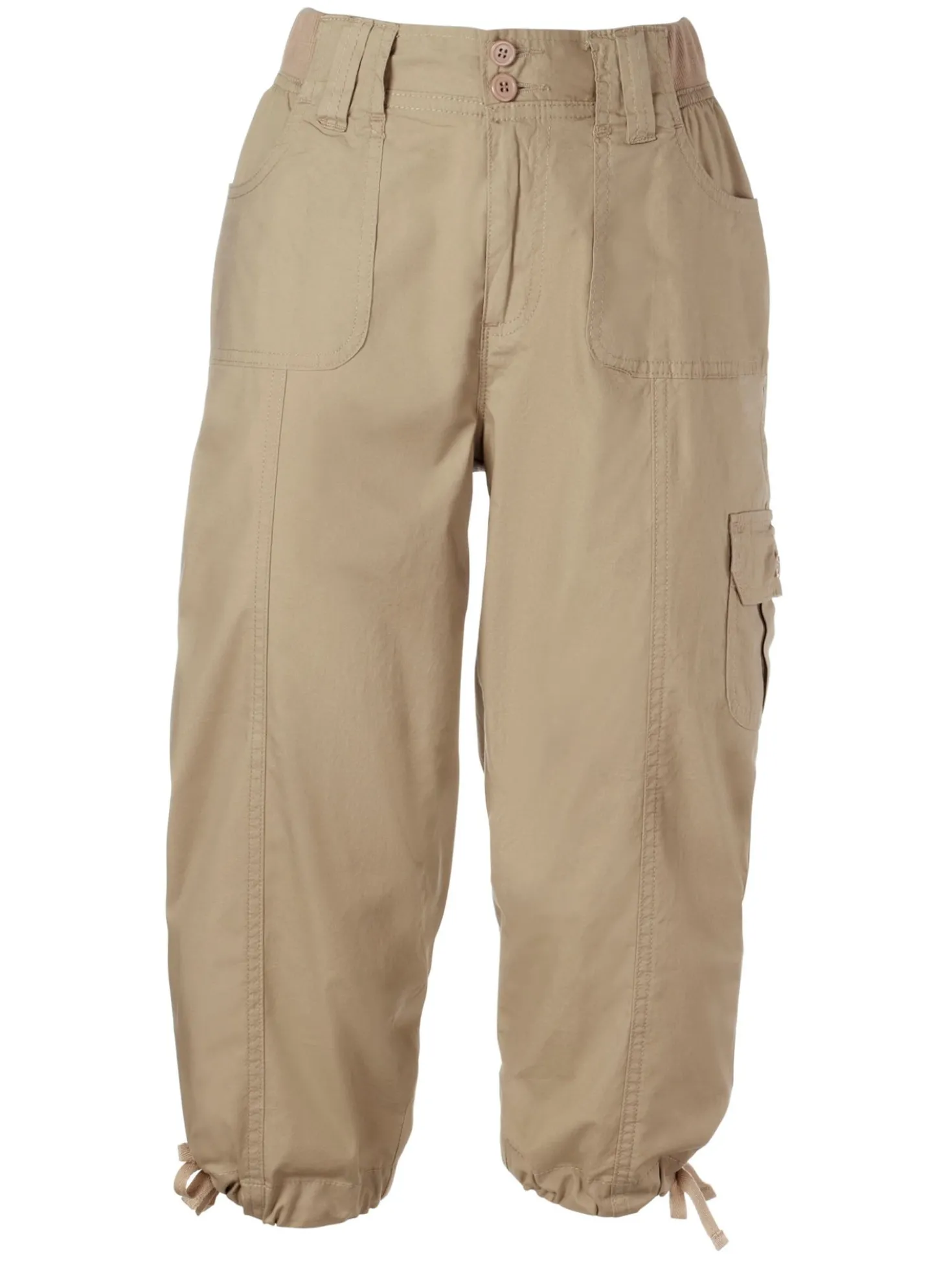 Caprihose mit weitenverstellbarem Saum