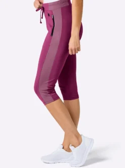 Caprileggings mit Teil-Dehnbund