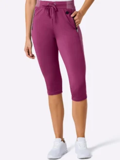 Caprileggings mit Teil-Dehnbund