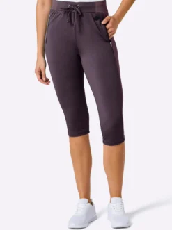 Caprileggings mit Teil-Dehnbund