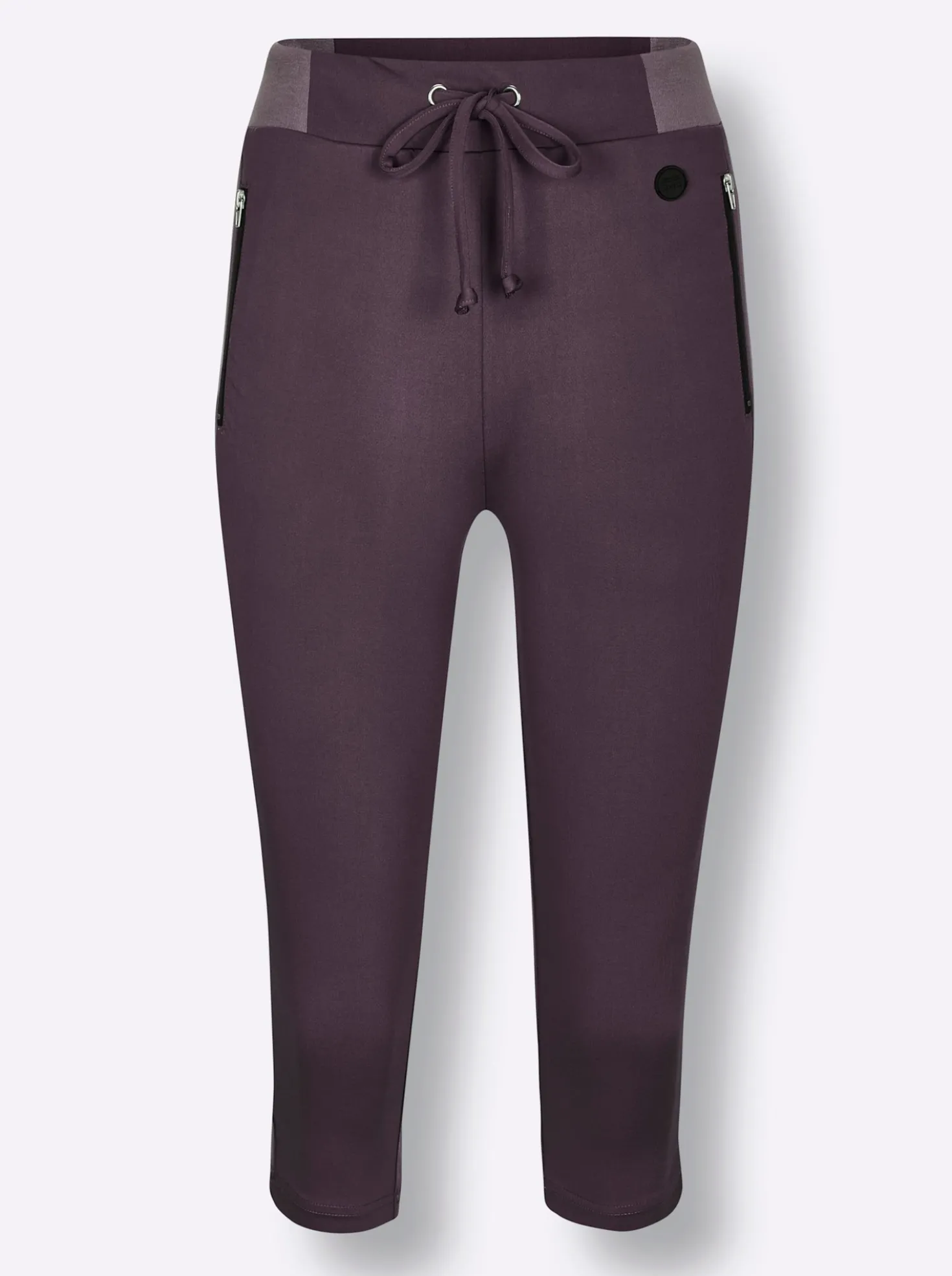 Caprileggings mit Teil-Dehnbund