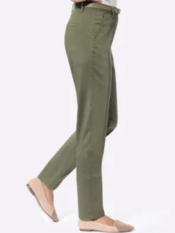 Chinohose inklusive Gürtel