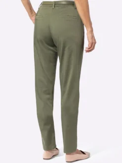 Chinohose inklusive Gürtel
