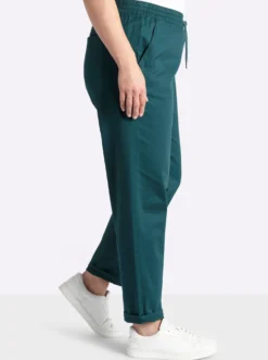 Chinohose mit Gummibund und Bindeband