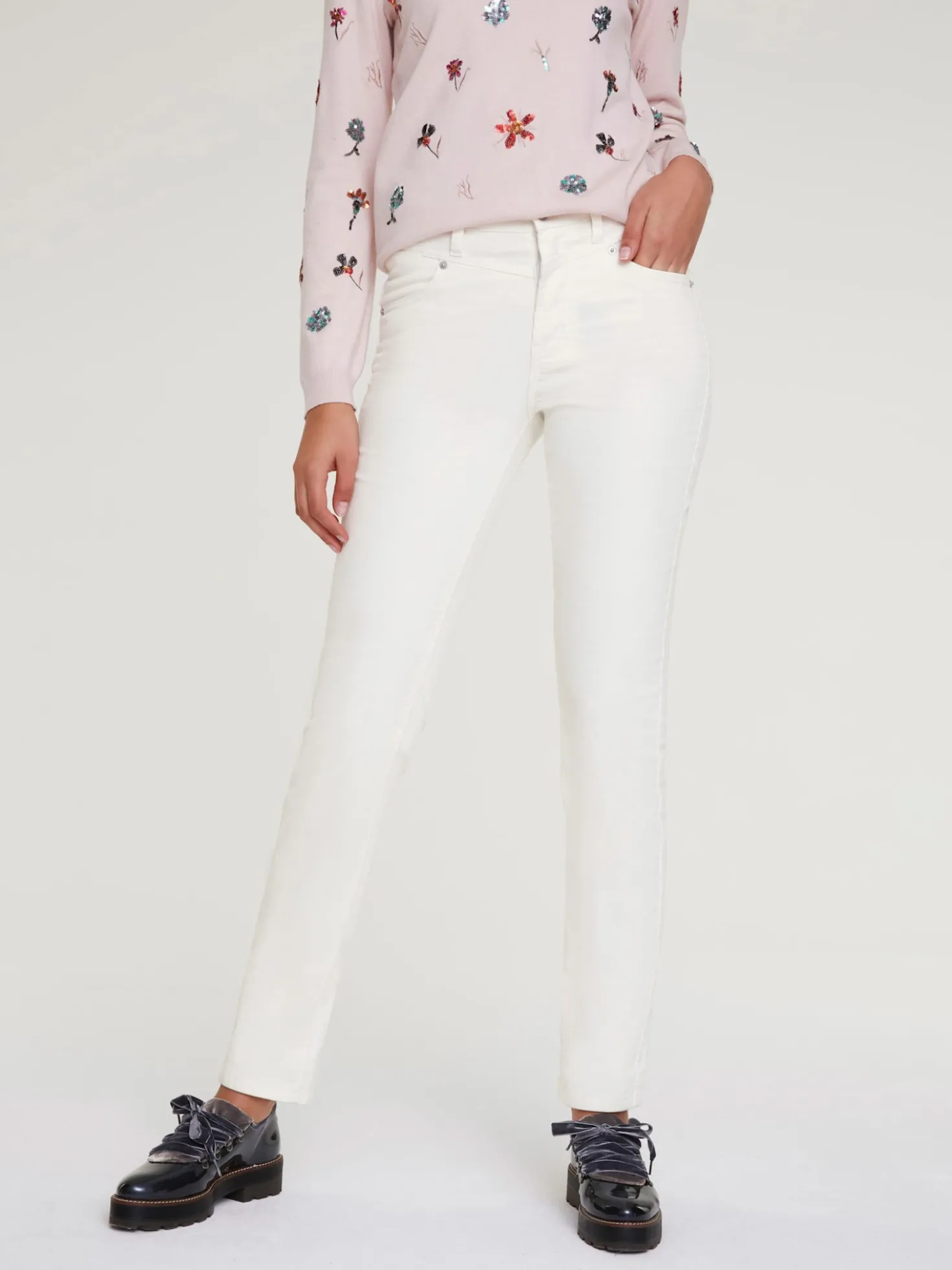 Cordhose mit Stretch