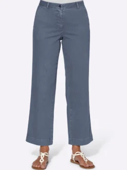Culotte mit aufgesetzten Taschen hinten