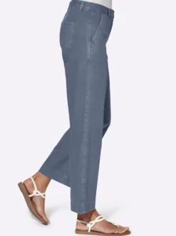 Culotte mit aufgesetzten Taschen hinten