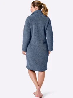 Damenbademantel aus Teddy-Fleece