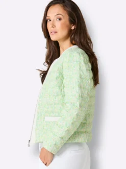 Daunenjacke mit horizontalem Steppmuster