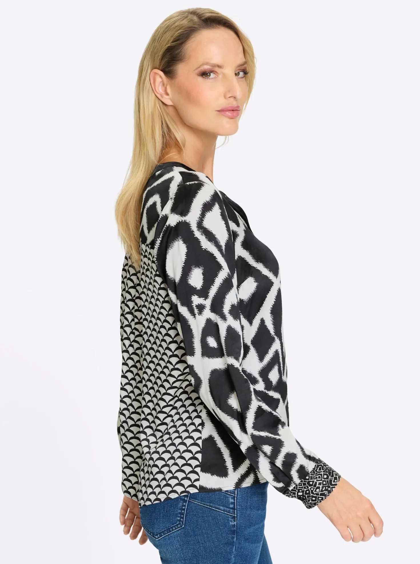 Druckbluse