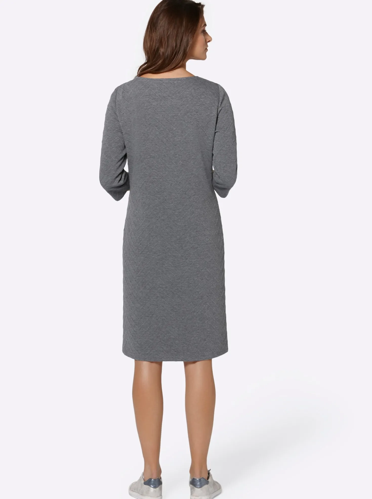 Druckkleid in Jersey-Jacquard-Qualität