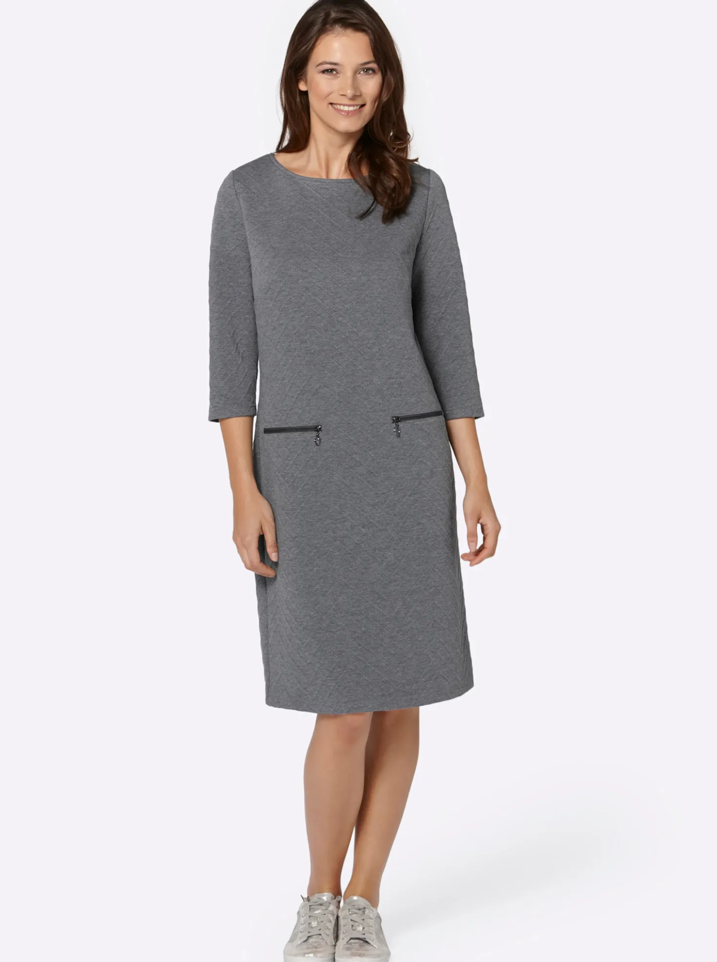 Druckkleid in Jersey-Jacquard-Qualität