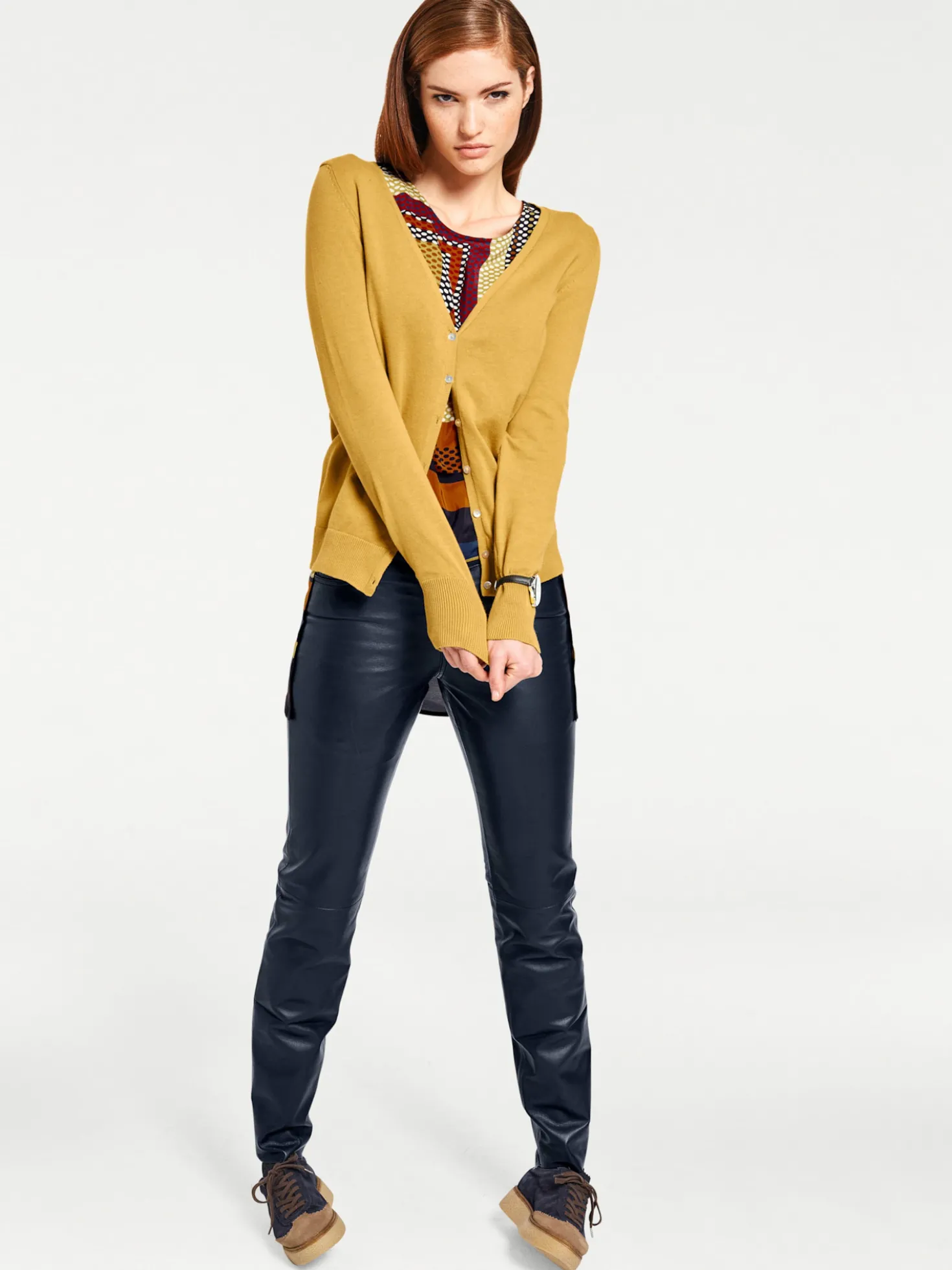 Feinstrickjacke im Cardigan-Style