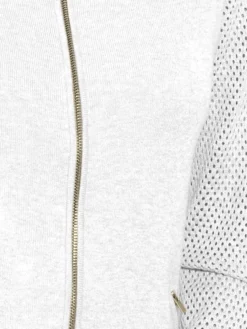 Feinstrickjacke mit 2-Wege-Reißverschluss