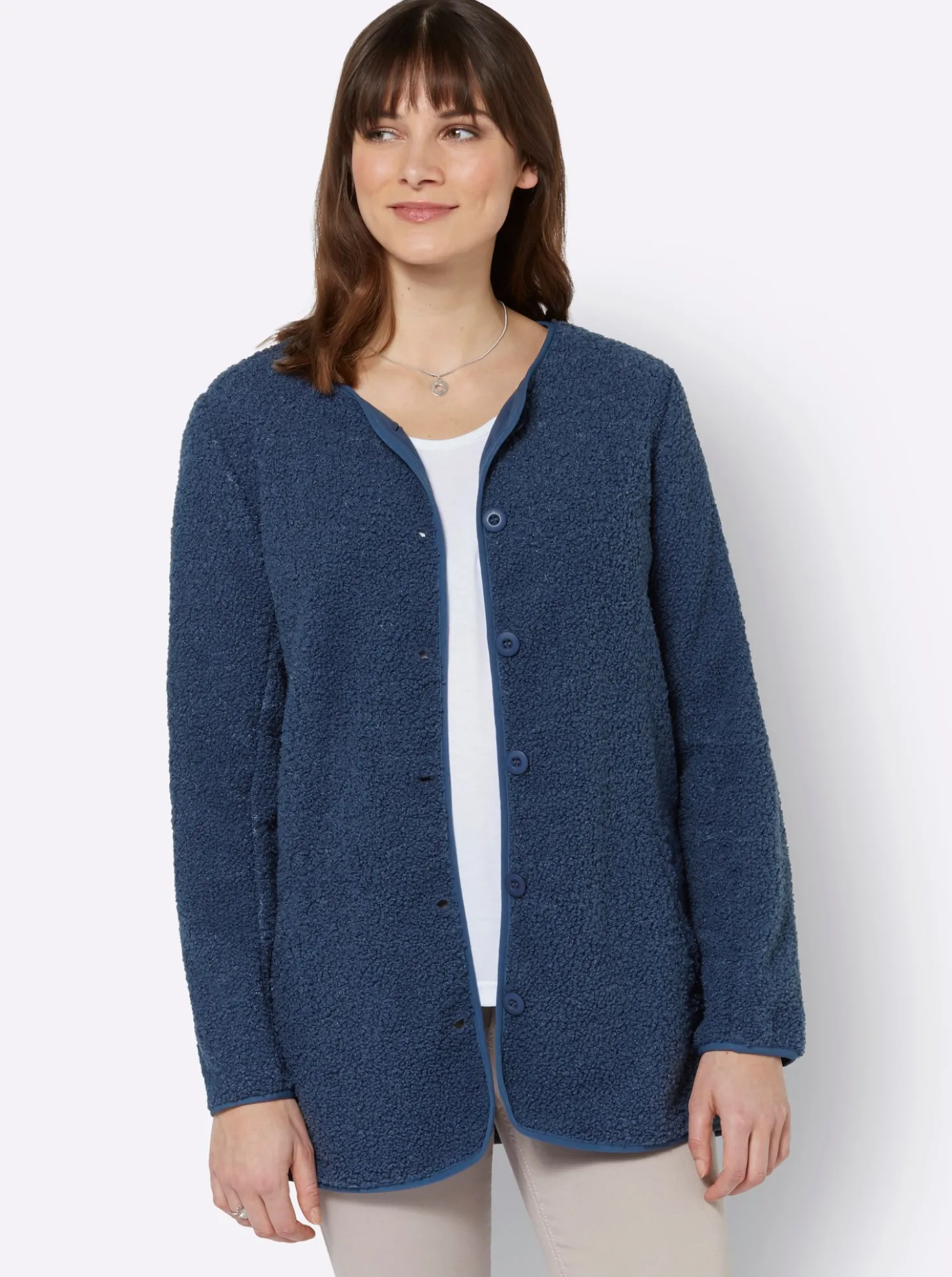 Fleecejacke in Teddy-Qualität