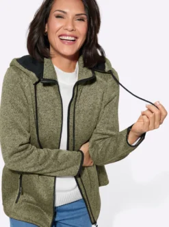 Fleecejacke mit Antipilling-Ausrüstung