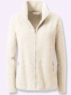 Fleecejacke mit Reißverschluss-Taschen