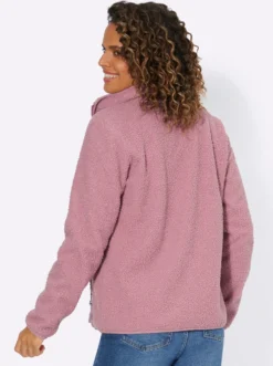 Fleecejacke mit Reißverschluss-Taschen