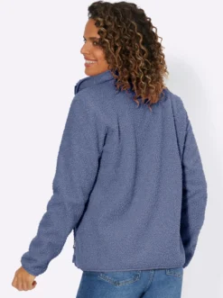 Fleecejacke mit Reißverschluss-Taschen