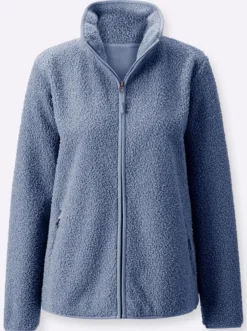 Fleecejacke mit Reißverschluss-Taschen