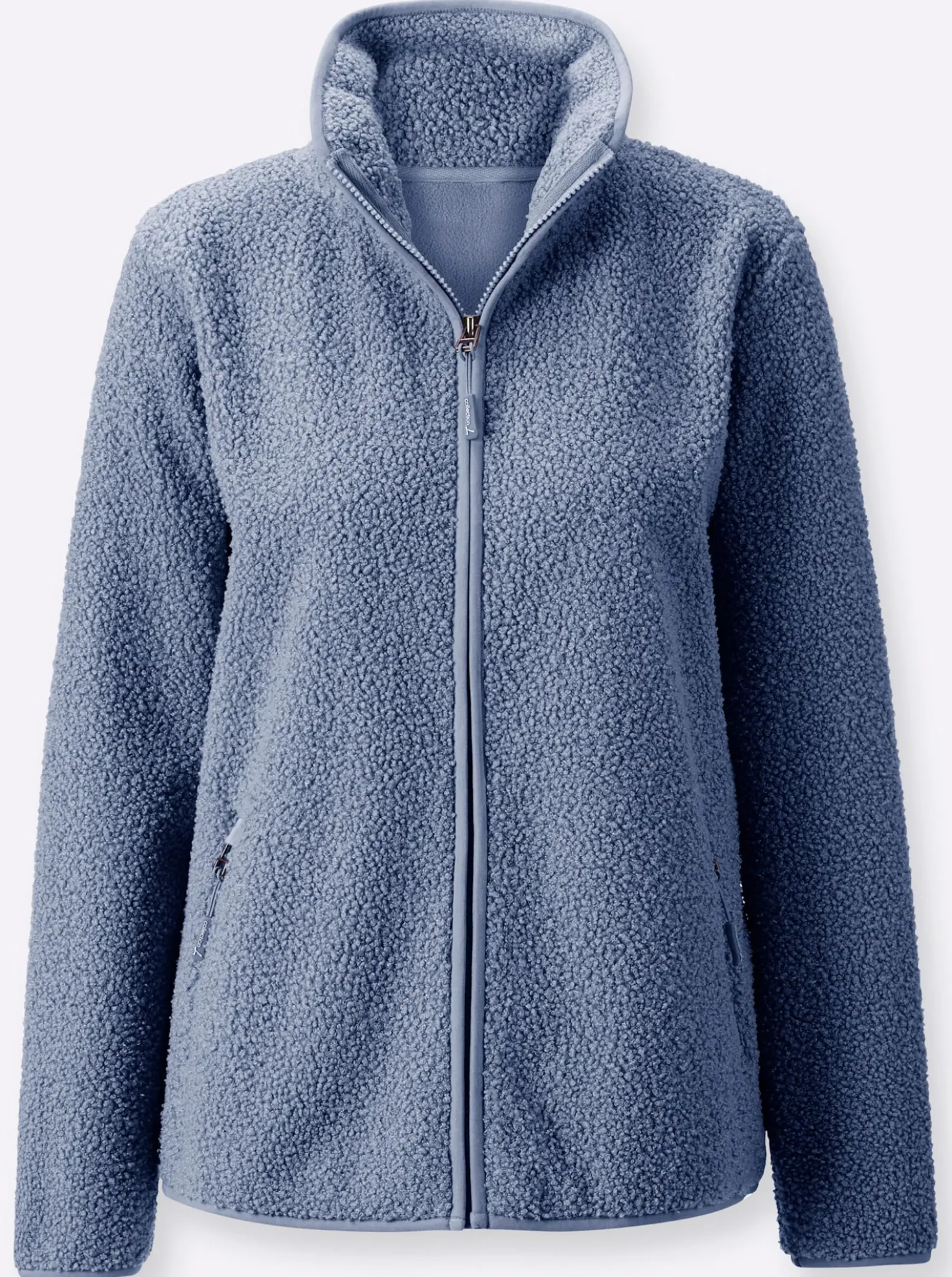 Fleecejacke mit Reißverschluss-Taschen