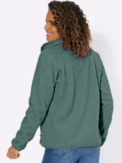 Fleecejacke mit Reißverschluss-Taschen