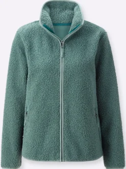 Fleecejacke mit Reißverschluss-Taschen