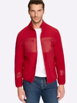 Fleecejacke mit 4 Taschen
